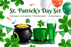 St. Patricks Day Vector Set