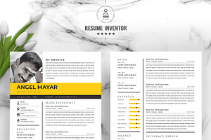 Resume CV Template HR CV Download