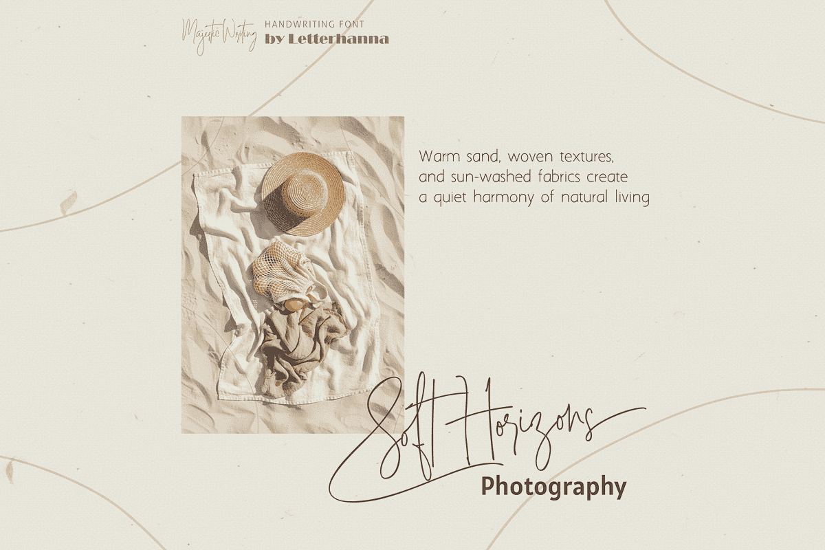 Majestic Writing Signature Font, a Handwritten Font by Letterhanna Studio (Photo 6 of 14)