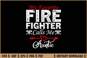 Favorite Firefighter Calls Me Auntie, an Illustration by Handy Arts Studio (Thumbnail 1 of 3)