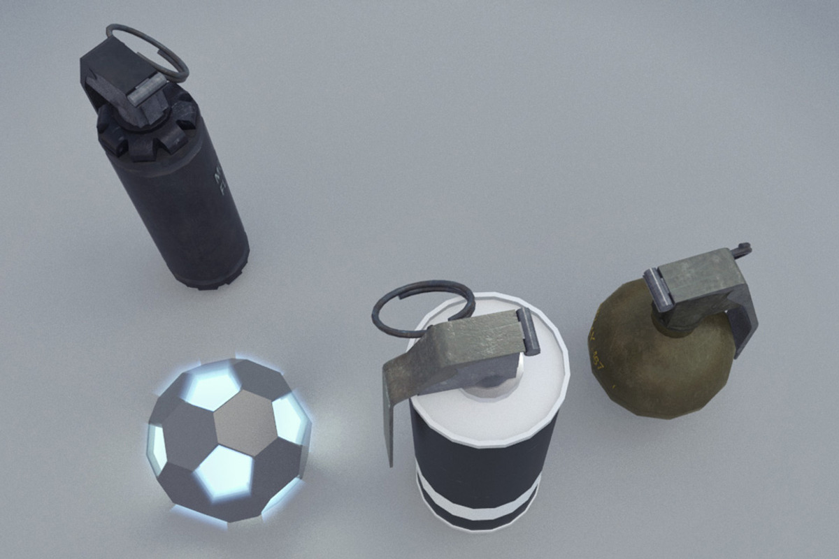 Grenades Pack, an Object 3D Model by RivermillStudios (Photo 7 of 8)