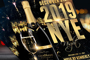 2019 NYE Flyer Template, a Flyer Template by Briell Design (Thumbnail 2 of 2)