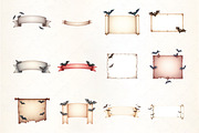 Banner with Bats Clipart, an Illustration by CrexoraLab (Thumbnail 2 of 5)