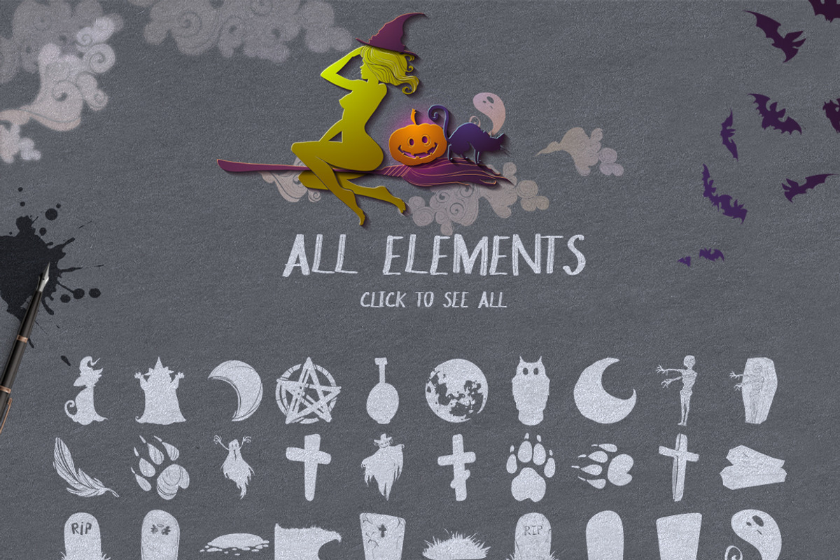 Happy Halloween! - Paper art style, an Illustration by Gluiki (Photo 6 of 8)