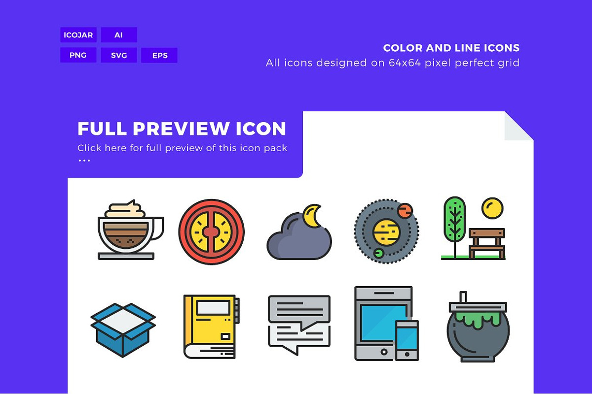 1970x2 Line and Colorline icon pack, an Outline Icon by Illustrato (Photo 11 of 12)