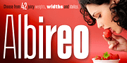 Albireo, a Sans Serif Font by Cory Maylett Design (Thumbnail 1 of 4)