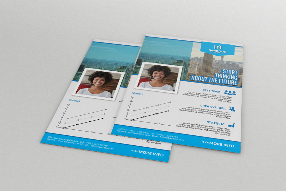 Clean Business Flyers, a Flyer Template by Nimbalagi Studio (Photo 4 of 4)