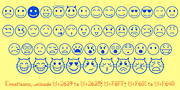 AllSmiles, a Font by Ingrimayne Type (Thumbnail 5 of 6)