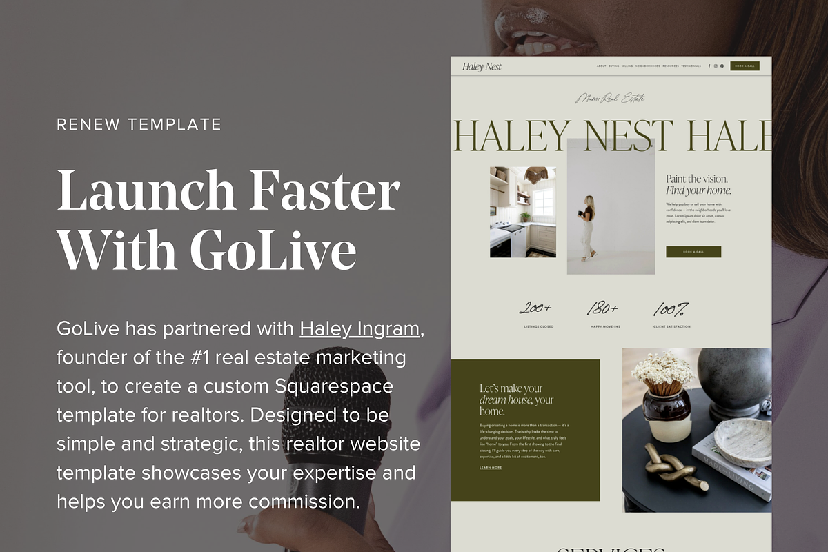 Real Estate Squarespace Website, a Squarespace Template by GoLive Website Templates (Photo 7 of 12)
