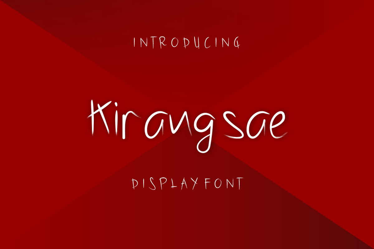 Kirangsae Font, a Sans Serif Font by MaikoHatta (Photo 1 of 2)