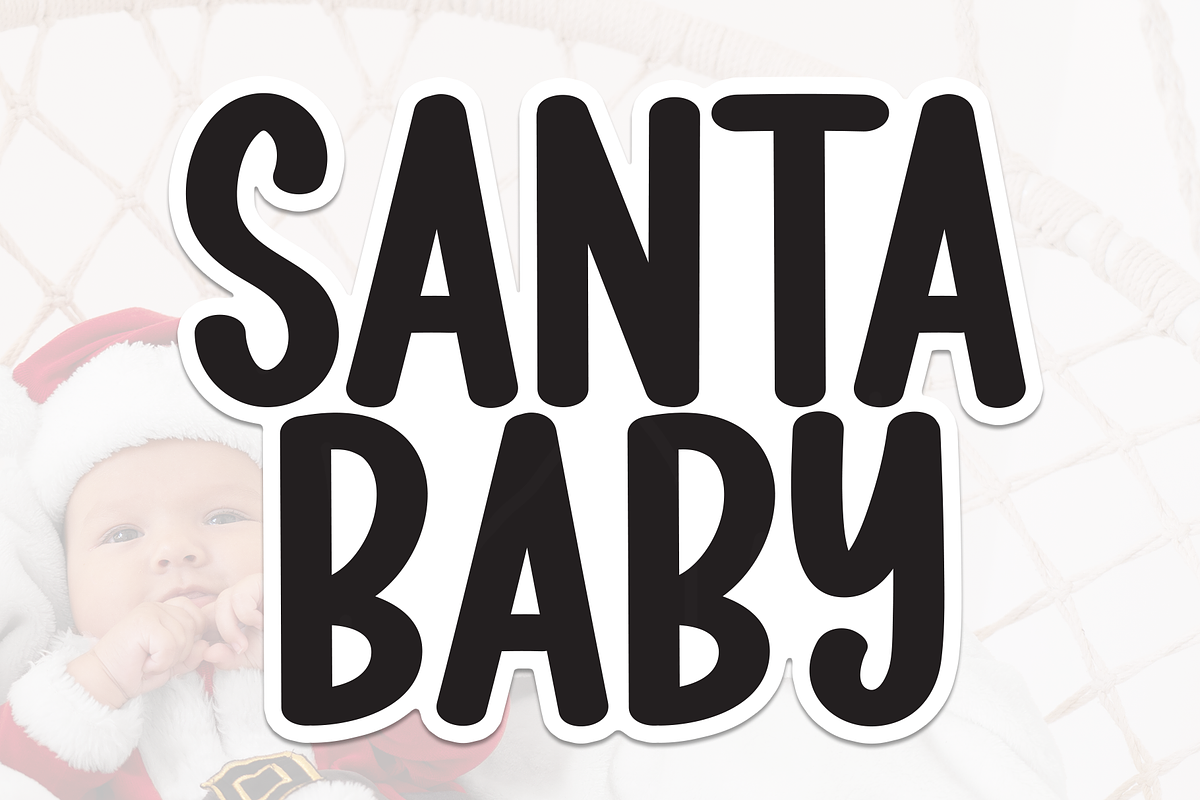 Santa Baby | Script Font, a Script Font by Scratchones (Photo 1 of 8)
