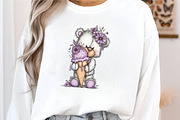 Whimsical purple summer clipart, an Illustration by GatewayDesign (Thumbnail 3 of 5)