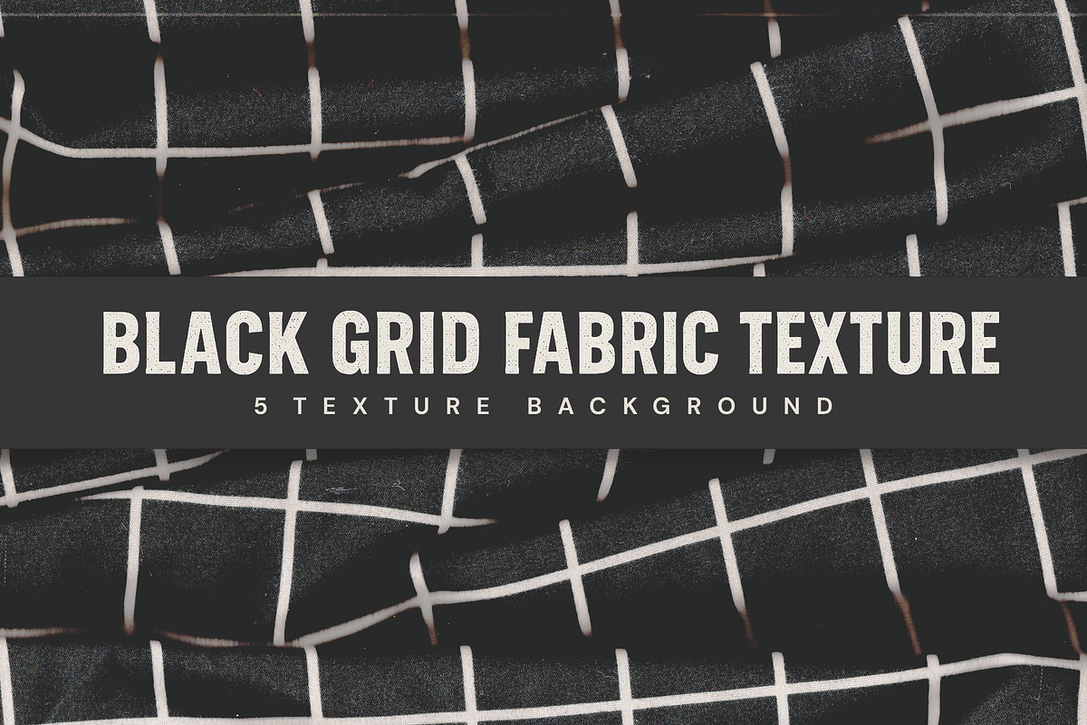 Black Grid Fabric Texture, a Texture Graphic by Pitchlook.Studio (Photo 1 of 3)
