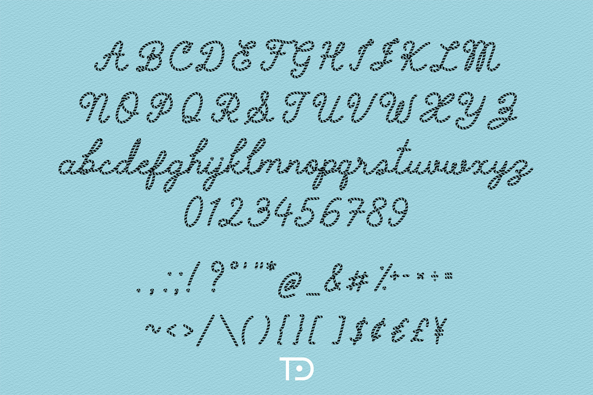 Tis De Candy Font Duo, a Script Font by Tanondesign (Photo 7 of 9)