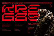 NCL KREGAS - Cyberpunk Futuristic, a Sans Serif Font by Enxyclo Studio (Thumbnail 1 of 14)