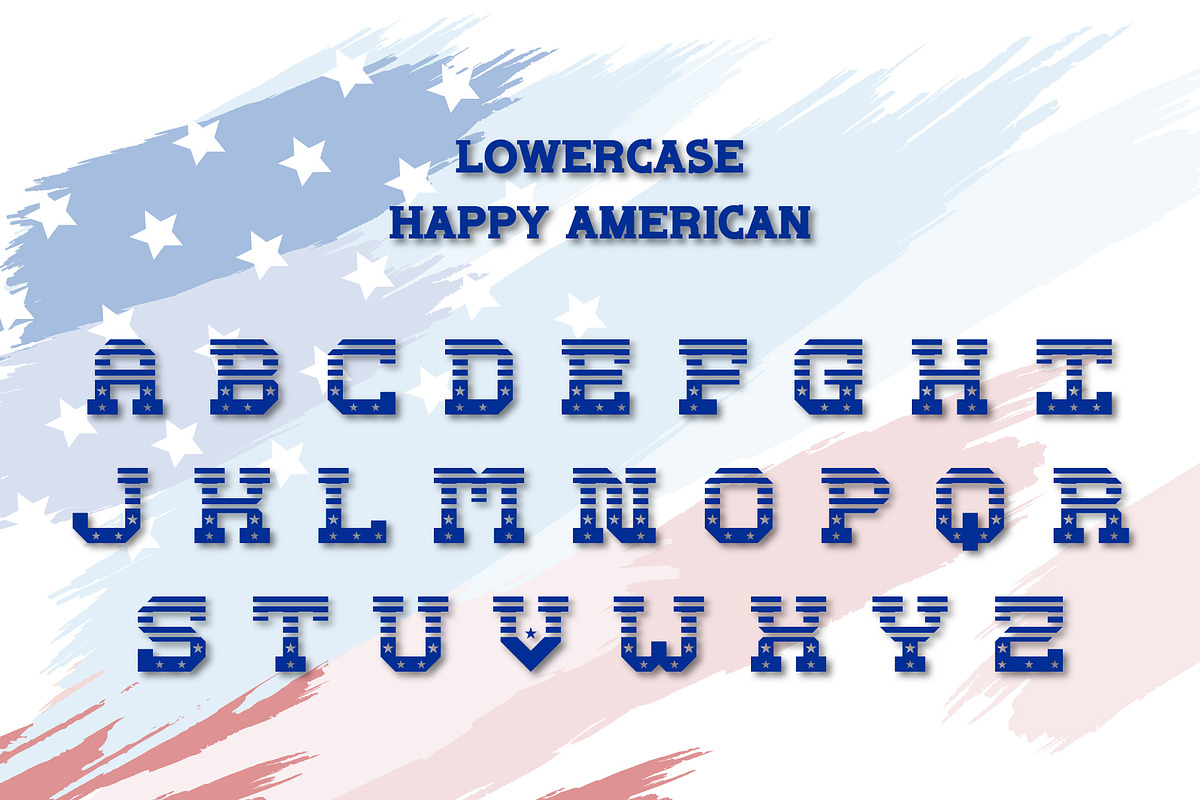Happy American - Decorative Font, a Serif Font by Brown Cupple (Photo 3 of 8)