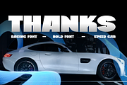 Wangem - Bold Sports Car Font, a Sans Serif Font by QR Design Studio (Thumbnail 15 of 15)