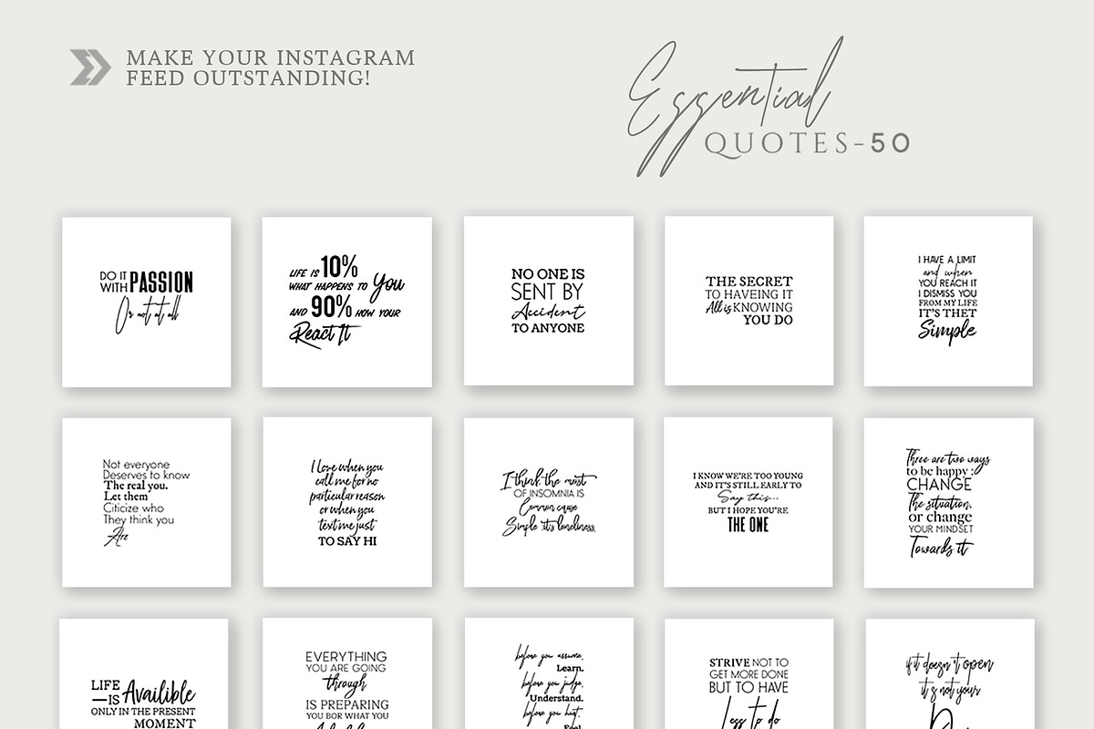 645 Essential Social Media Quotes, a Social Media Template by Eviory (Photo 9 of 25)