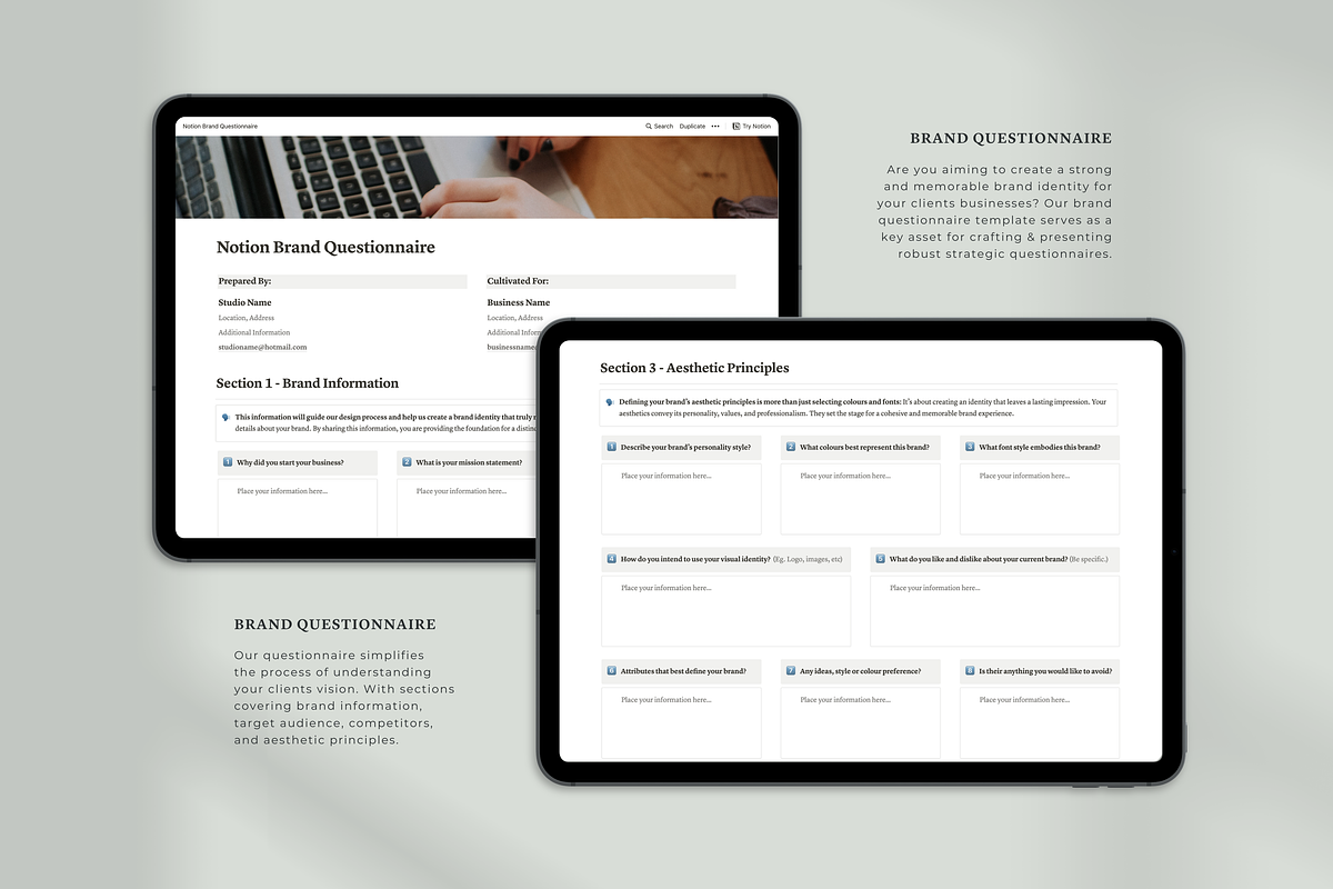 All-In-One Notion Branding Kit, a Templates & Theme by Swyn.Studio (Photo 9 of 11)