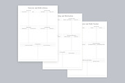 Fitness Planner Pages Set V-06, a Stationery Template by shahsoft (Thumbnail 2 of 3)