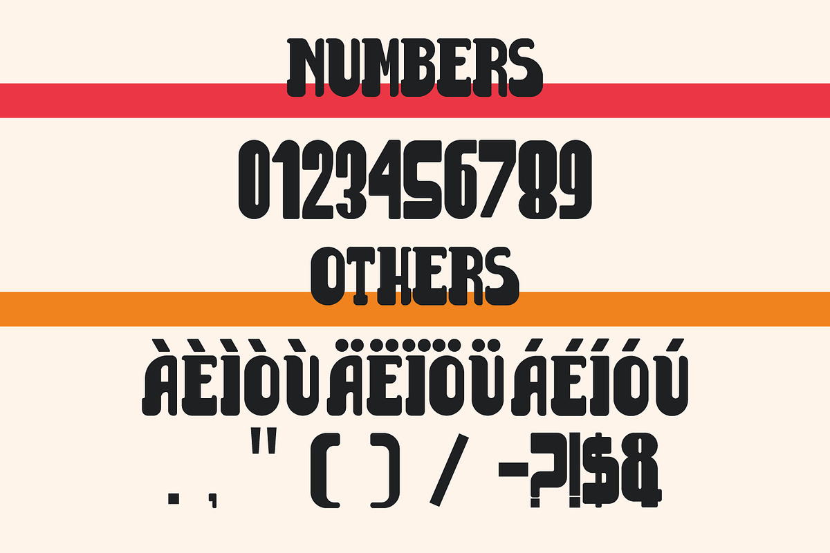 Fun Bull - Bold Retro Modern Font, a Serif Font by arausidp (Photo 3 of 5)