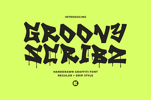 GF Scribz - Graffiti Font