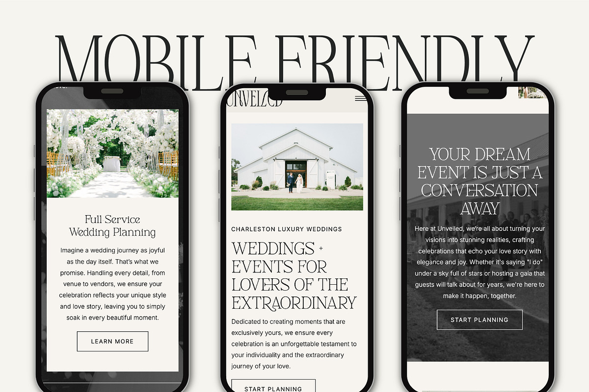 Showit Template for Wedding Planners, a Websites & App Template by Lennox Creative Co. (Photo 4 of 5)