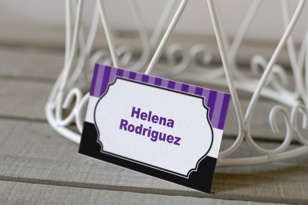 Purple Black Wedding Suite, an Invitation Template by Elegrad Design Agency (Photo 3 of 7)