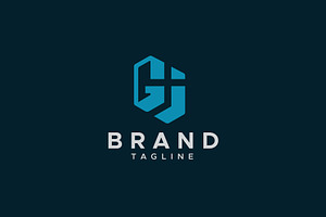 Gi Letter building logo design, a Branding & Logo Template by Amadul11
