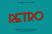 Retro Text Effects Bundle, a Layer Style Add-On by WM48 Shop (Thumbnail 12 of 17)