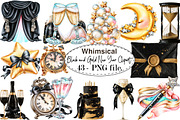 Black Gold New Year Clipart Bundle, a Seasonal Illustration by SVGArt (Thumbnail 1 of 5)