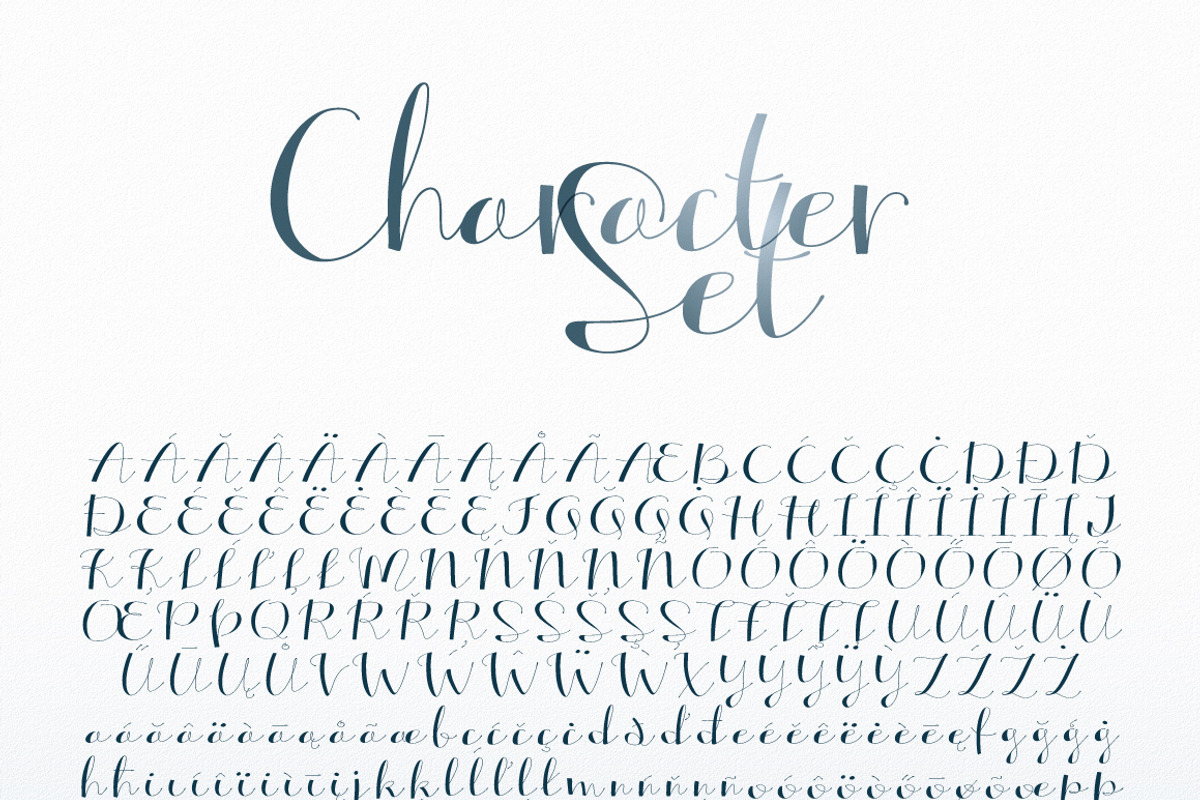 Contrast hand font Alterscript preview 3