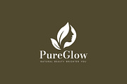 PureGlow Beauty Logo Template, a Branding & Logo Template by SANB (Thumbnail 2 of 3)