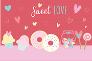 LOVE /Valentine bundle, an Illustration by Poppymoondesign (Thumbnail 16 of 23)