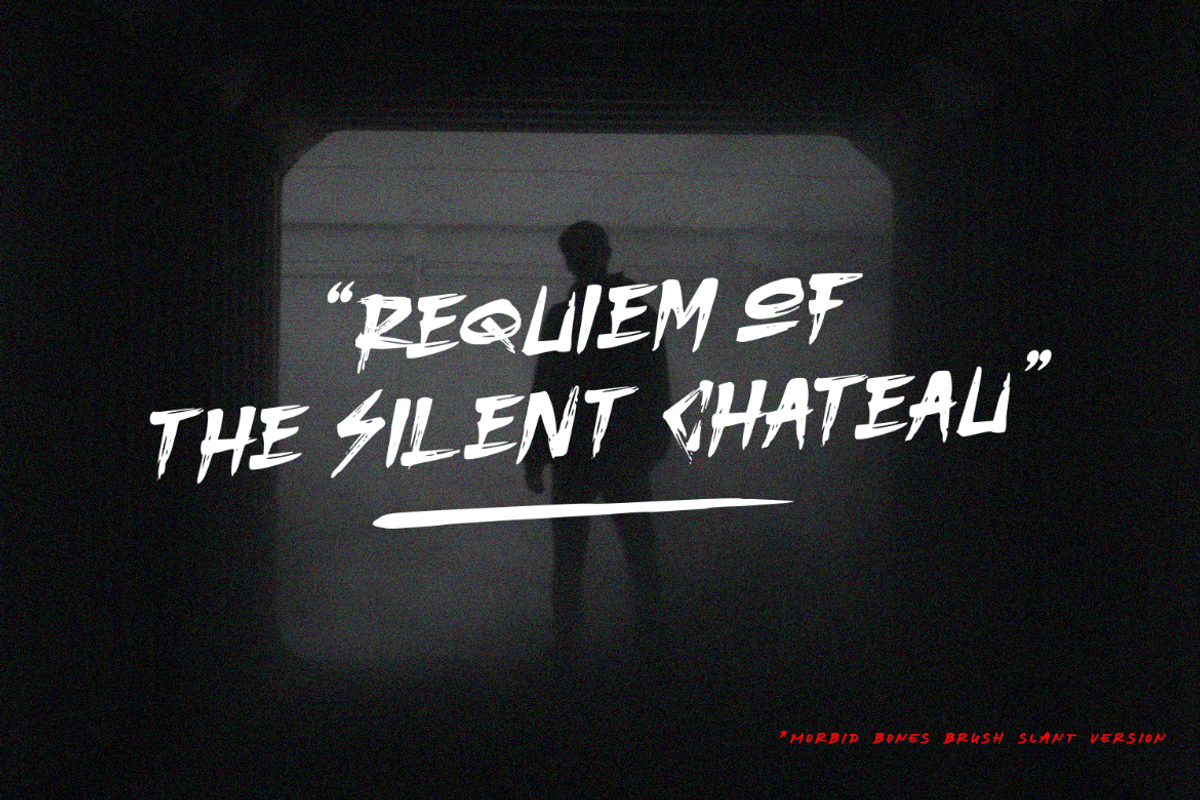 Horror brush font - Morbid Bones, a Blackletter Font by Rochart (Photo 6 of 10)