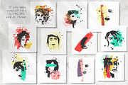 Female faces.T-shirt designs, an Object Graphic by Vera●Suleimanova (Thumbnail 9 of 12)