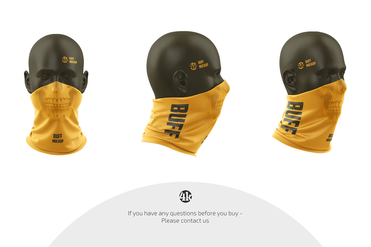 Buff Mockup Set, a Mask Mockup by Country4k (Photo 4 of 4)