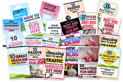 Pinterest Templates for Canva, a Social Media Template by artinspirestudio (Thumbnail 3 of 5)