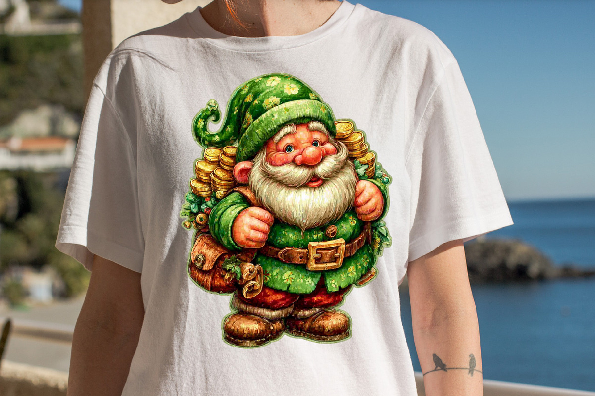 St. Patrick's Day Gnomes Clipart, an Illustration by SVGArt (Photo 4 of 7)
