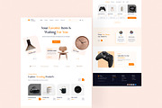 OutFlow E-Commerce Website Template, a Landing Page Template by Tanvir Ahammed Tamim (Thumbnail 2 of 3)