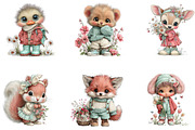 Spring Kids Cartoon Characters, a Seasonal Illustration by CreationArt (Thumbnail 4 of 5)
