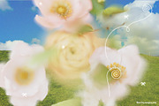 FLORA.PNG | Blurry Flower Collage, an Object Graphic by ana & yvy (Thumbnail 5 of 23)