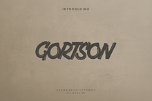 Gortson - Modern Handbrush Typeface