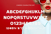 Gineris - Modern Display Sans Serif, a Sans Serif Font by Typeformers (Thumbnail 4 of 5)