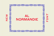 AL Normandie, a Sans Serif Font by Adam Lock (Thumbnail 1 of 7)