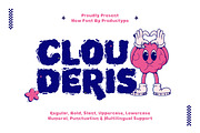 Clouderis - Bubble Font, a Handwritten Font by productype1 (Thumbnail 1 of 10)