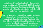 Lastik Font Family 5 Styles, a Font by That That Creative (Thumbnail 8 of 15)