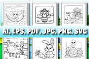 Cozy Farm Animals Bold and Easy, an Animal Illustration by Design Zone (Thumbnail 3 of 6)
