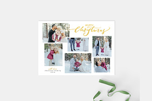 Christmas Card Template CD132