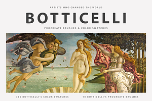 Botticelli's Art Procreate Brushes